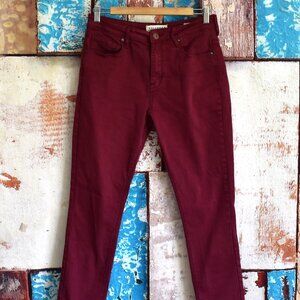 Women's Bullhead Denim Co. High Rise Skinniest Jeans SIZE 11 Red